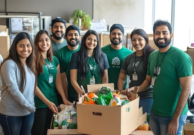 Volunteers supporting communities